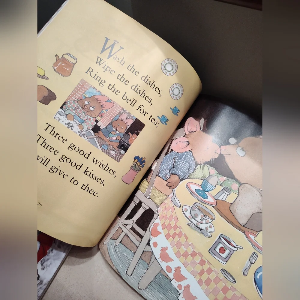 My Very First Mother Goose Hard Cover Book Of Nursery Rhymes/Stories